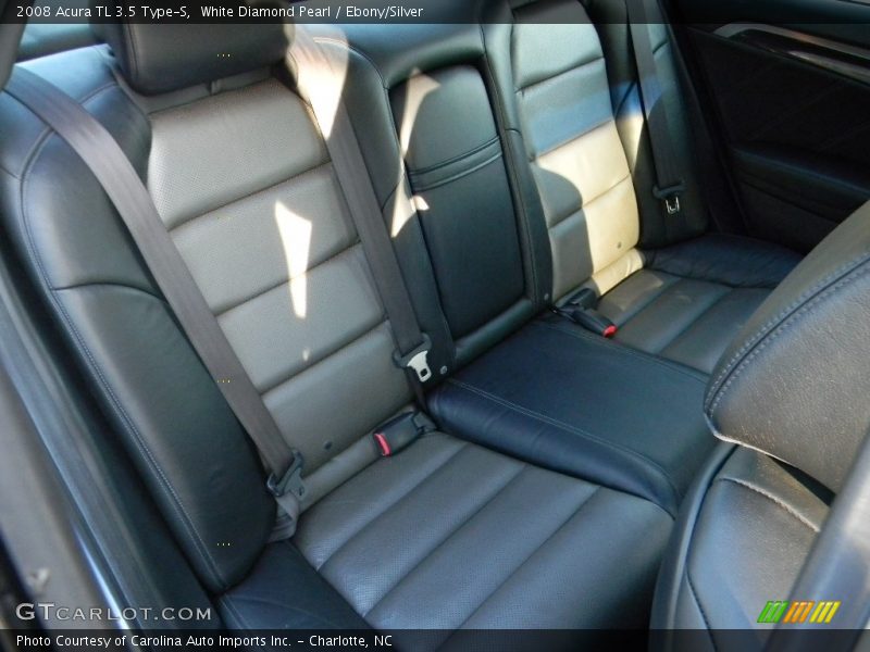 White Diamond Pearl / Ebony/Silver 2008 Acura TL 3.5 Type-S