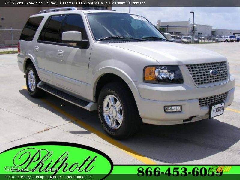 Cashmere Tri-Coat Metallic / Medium Parchment 2006 Ford Expedition Limited