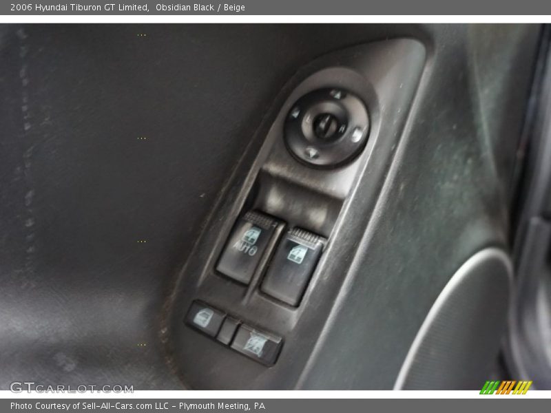 Obsidian Black / Beige 2006 Hyundai Tiburon GT Limited