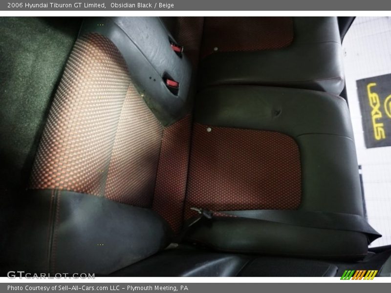 Obsidian Black / Beige 2006 Hyundai Tiburon GT Limited