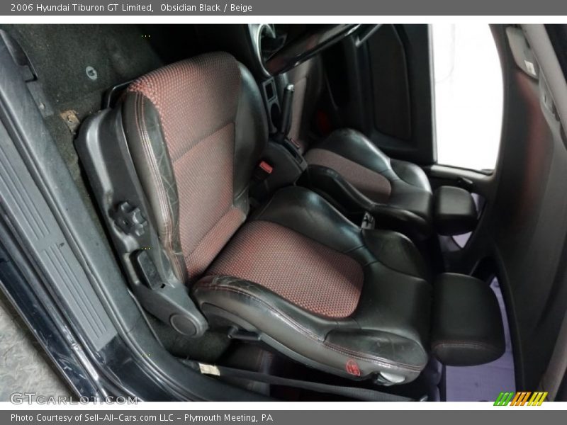 Obsidian Black / Beige 2006 Hyundai Tiburon GT Limited