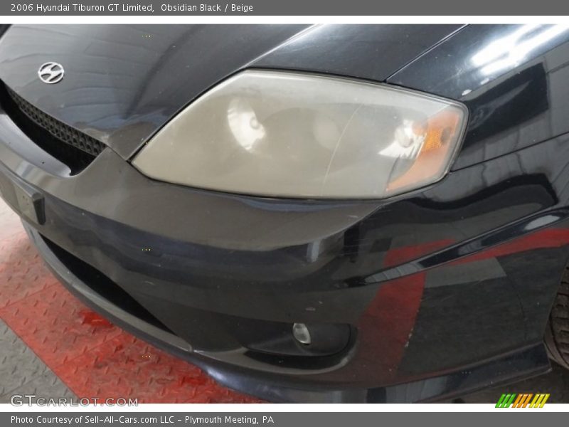 Obsidian Black / Beige 2006 Hyundai Tiburon GT Limited
