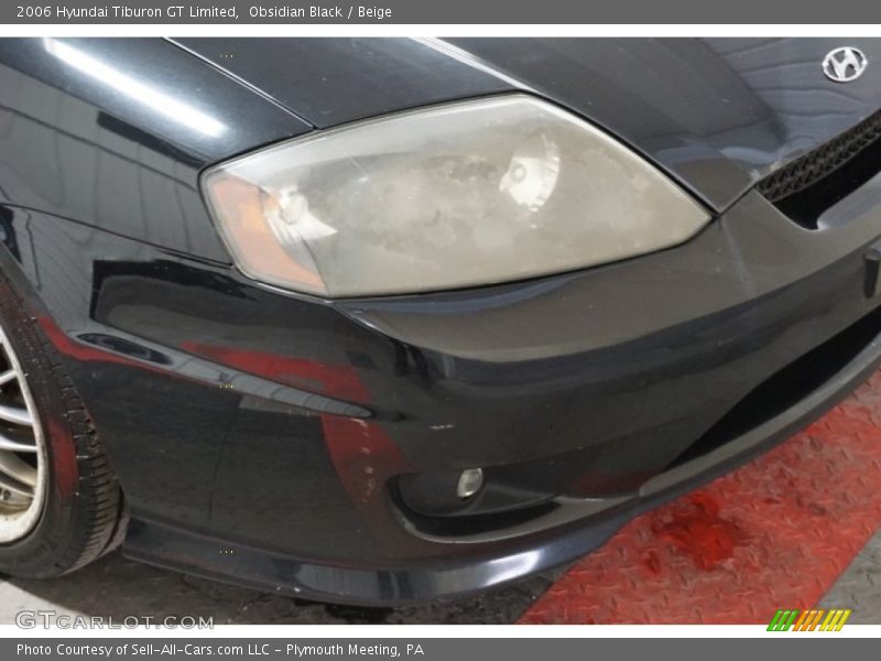 Obsidian Black / Beige 2006 Hyundai Tiburon GT Limited