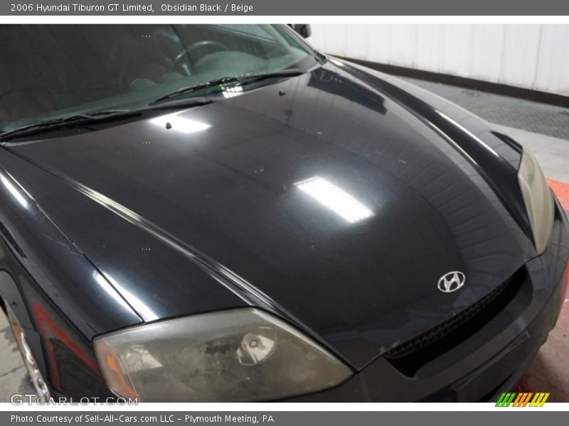 Obsidian Black / Beige 2006 Hyundai Tiburon GT Limited