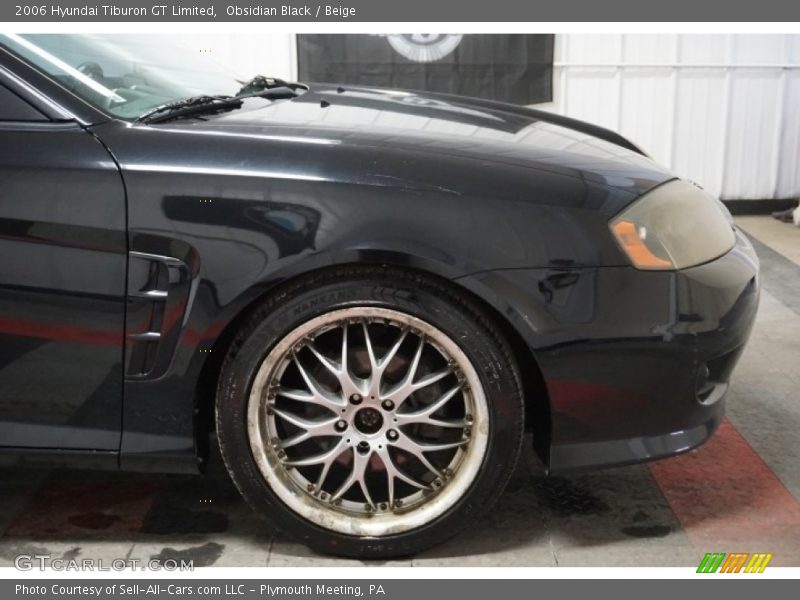 Obsidian Black / Beige 2006 Hyundai Tiburon GT Limited