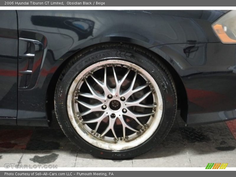 Obsidian Black / Beige 2006 Hyundai Tiburon GT Limited
