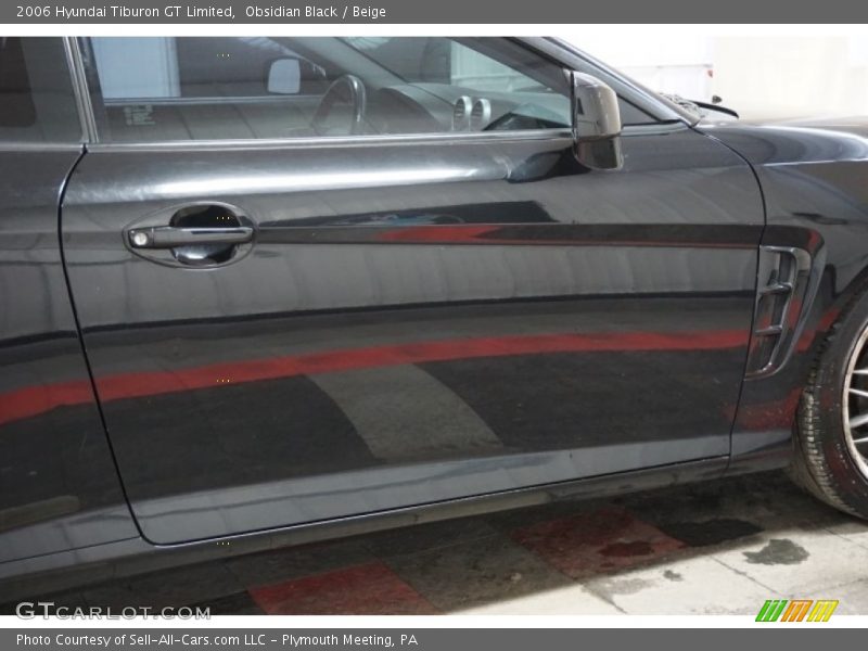 Obsidian Black / Beige 2006 Hyundai Tiburon GT Limited