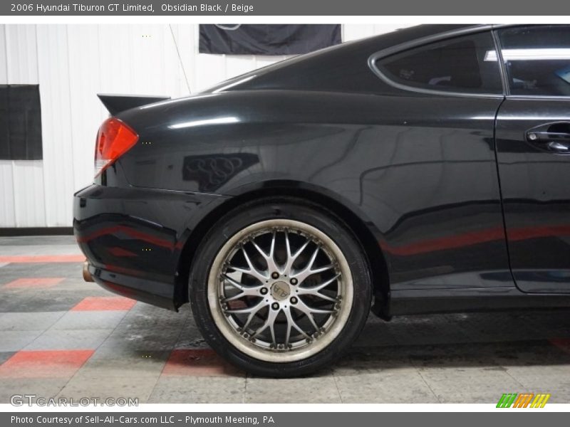 Obsidian Black / Beige 2006 Hyundai Tiburon GT Limited