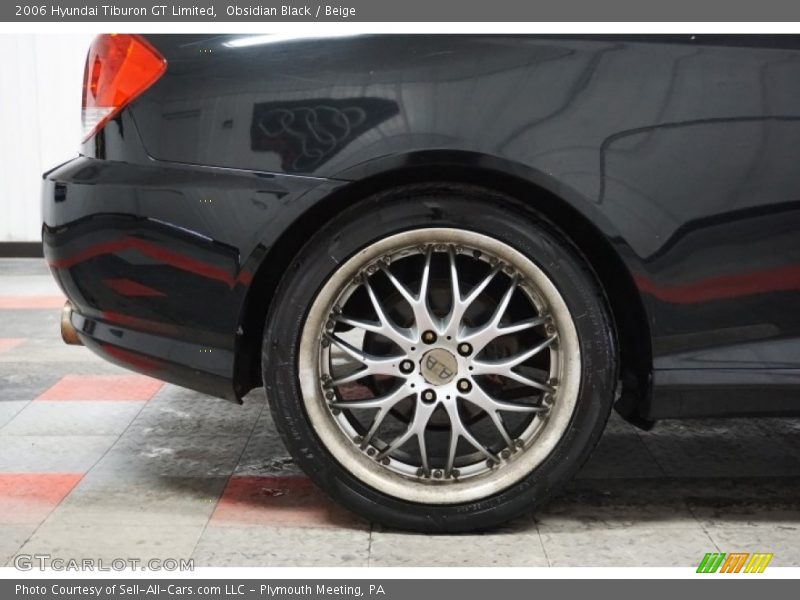 Obsidian Black / Beige 2006 Hyundai Tiburon GT Limited