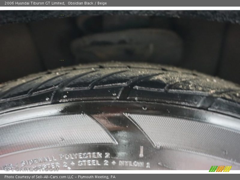 Obsidian Black / Beige 2006 Hyundai Tiburon GT Limited