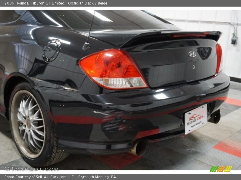 Obsidian Black / Beige 2006 Hyundai Tiburon GT Limited