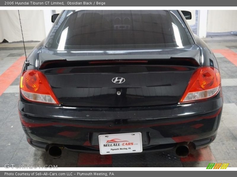 Obsidian Black / Beige 2006 Hyundai Tiburon GT Limited