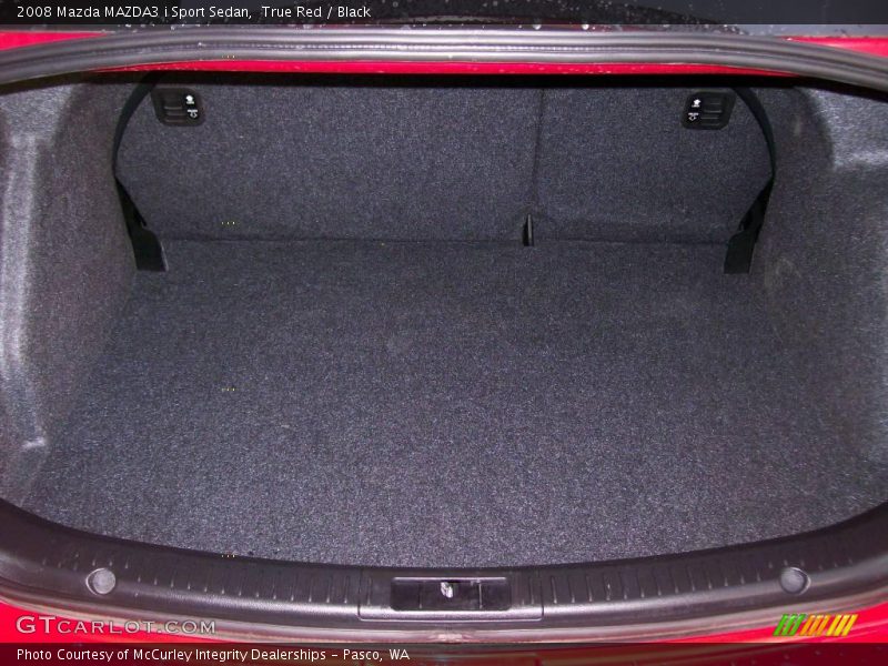 True Red / Black 2008 Mazda MAZDA3 i Sport Sedan