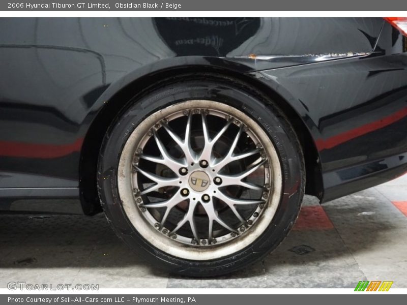 Obsidian Black / Beige 2006 Hyundai Tiburon GT Limited