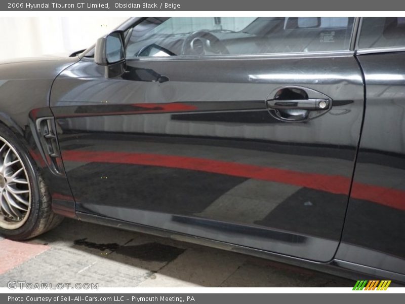 Obsidian Black / Beige 2006 Hyundai Tiburon GT Limited