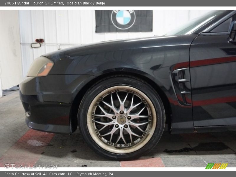 Obsidian Black / Beige 2006 Hyundai Tiburon GT Limited