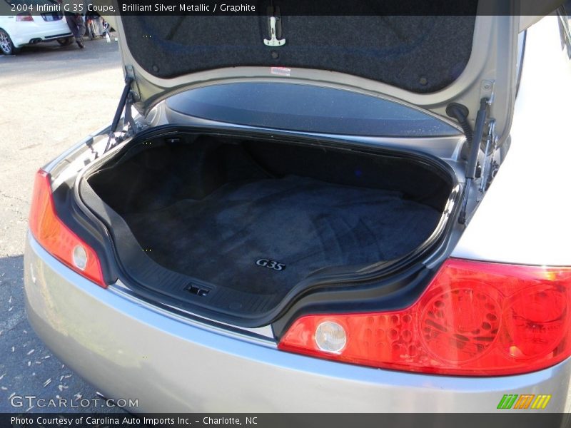 Brilliant Silver Metallic / Graphite 2004 Infiniti G 35 Coupe