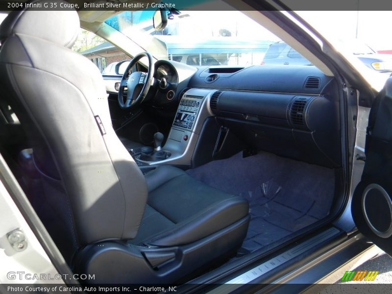 Brilliant Silver Metallic / Graphite 2004 Infiniti G 35 Coupe