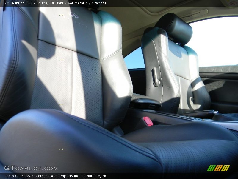 Brilliant Silver Metallic / Graphite 2004 Infiniti G 35 Coupe