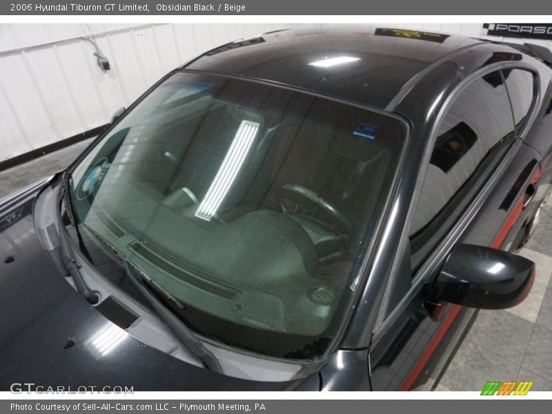 Obsidian Black / Beige 2006 Hyundai Tiburon GT Limited