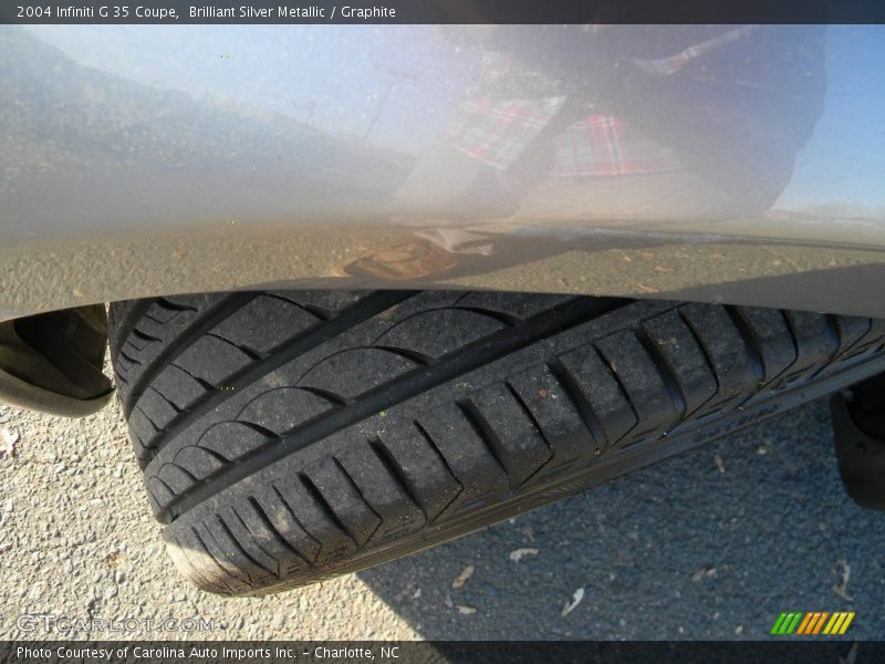 Brilliant Silver Metallic / Graphite 2004 Infiniti G 35 Coupe