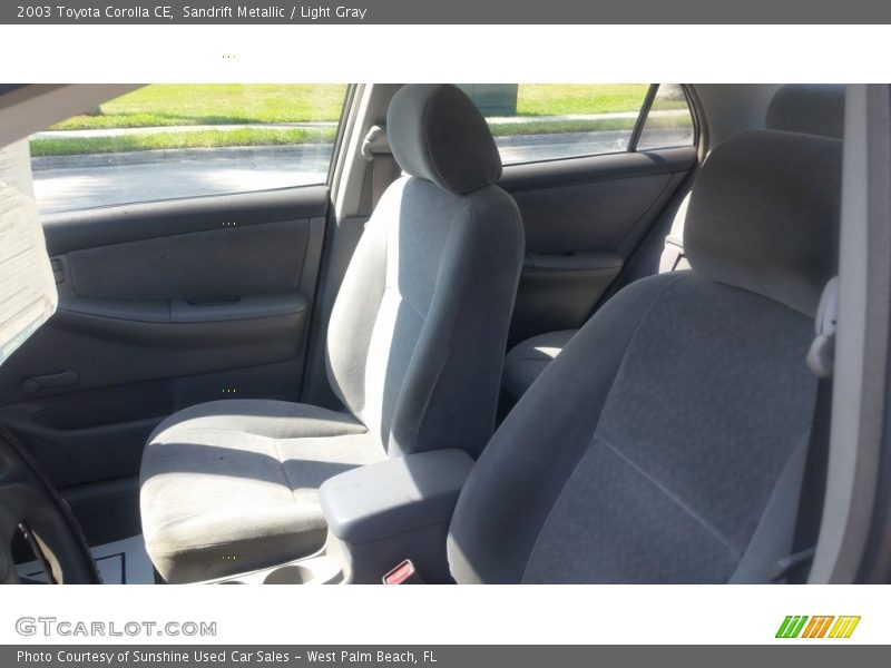 Sandrift Metallic / Light Gray 2003 Toyota Corolla CE
