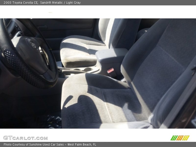 Sandrift Metallic / Light Gray 2003 Toyota Corolla CE