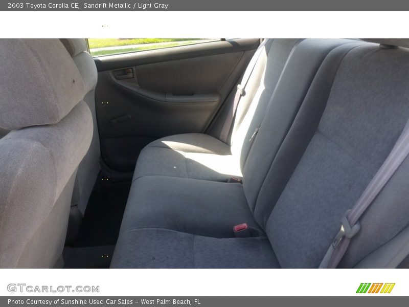 Sandrift Metallic / Light Gray 2003 Toyota Corolla CE
