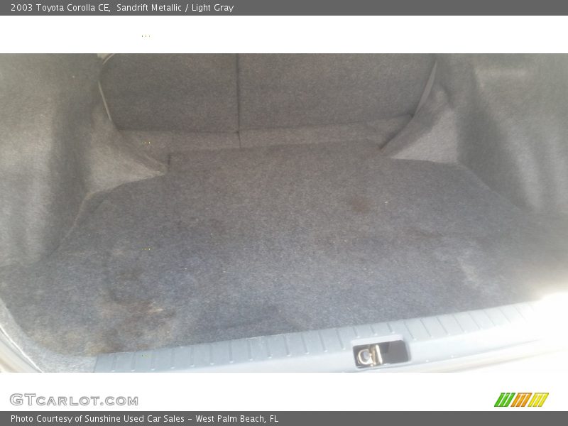 Sandrift Metallic / Light Gray 2003 Toyota Corolla CE