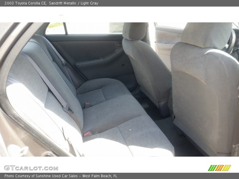 Sandrift Metallic / Light Gray 2003 Toyota Corolla CE
