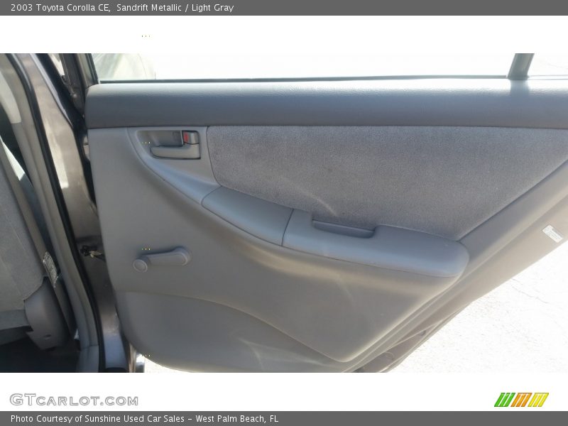 Sandrift Metallic / Light Gray 2003 Toyota Corolla CE