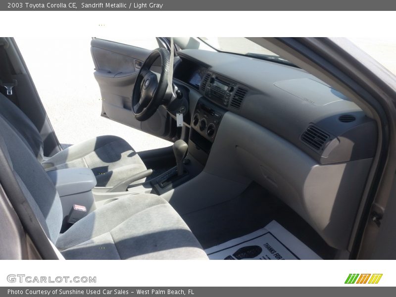 Sandrift Metallic / Light Gray 2003 Toyota Corolla CE