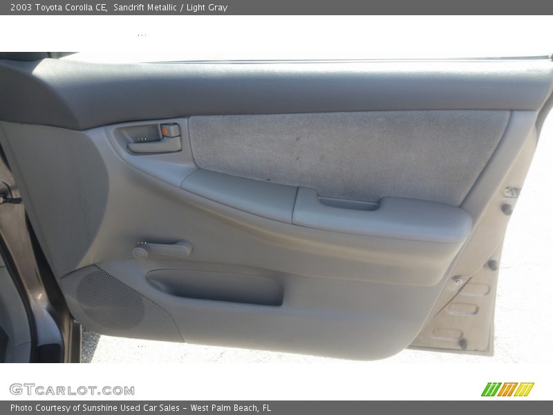 Sandrift Metallic / Light Gray 2003 Toyota Corolla CE