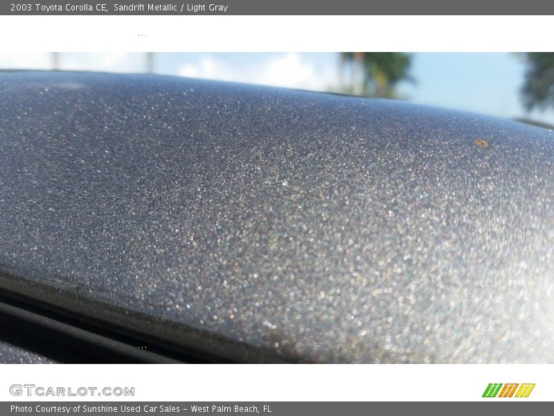 Sandrift Metallic / Light Gray 2003 Toyota Corolla CE