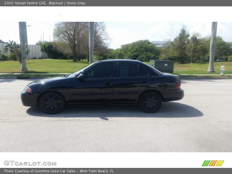 Blackout / Stone Gray 2003 Nissan Sentra GXE