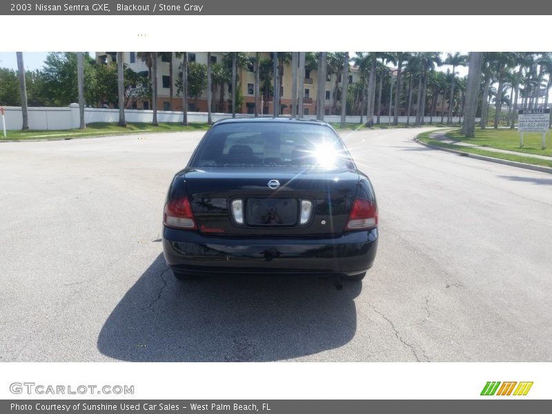 Blackout / Stone Gray 2003 Nissan Sentra GXE