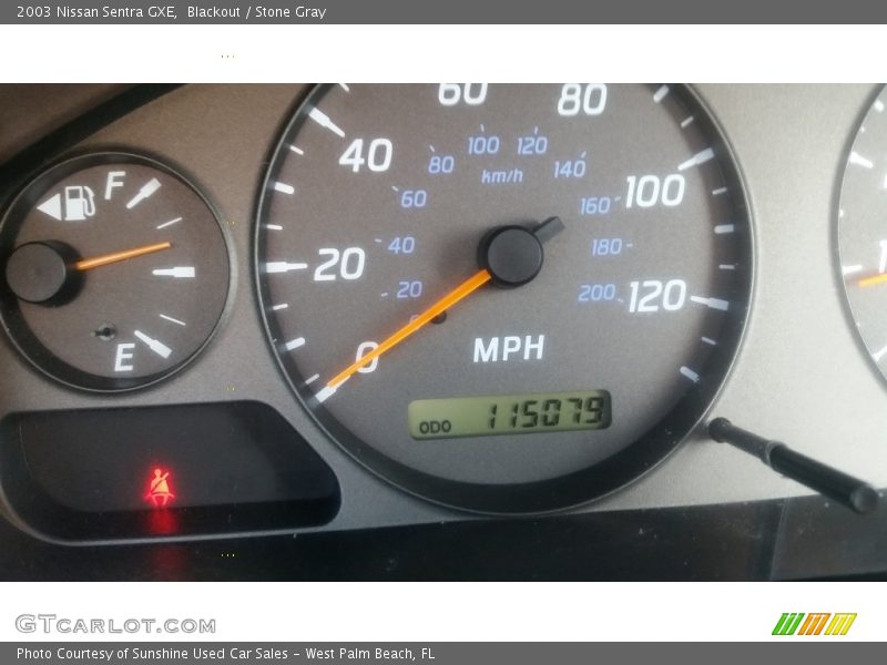 Blackout / Stone Gray 2003 Nissan Sentra GXE