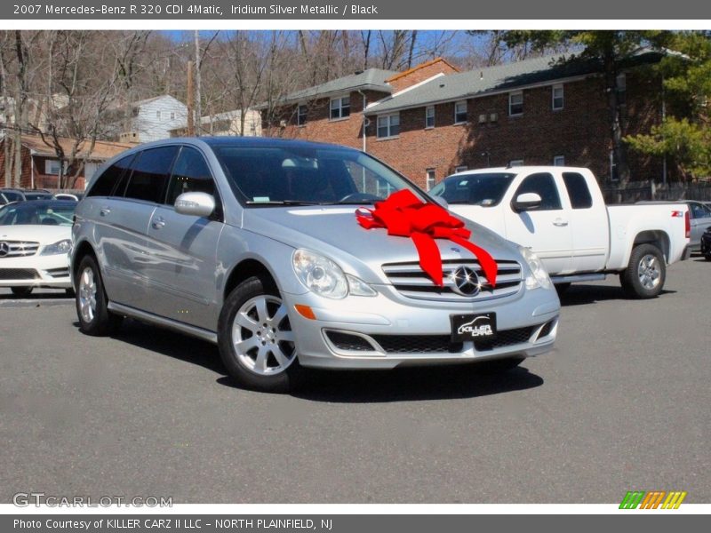 Iridium Silver Metallic / Black 2007 Mercedes-Benz R 320 CDI 4Matic