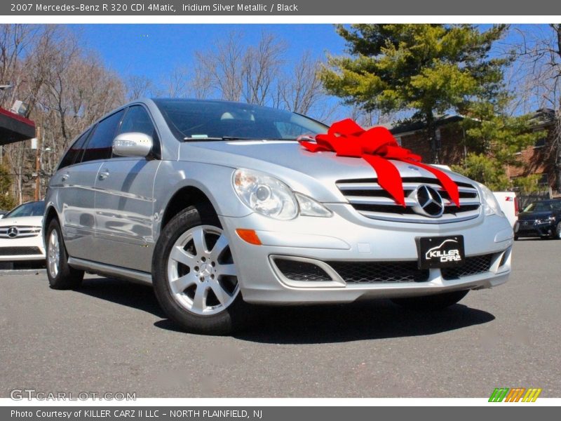 Iridium Silver Metallic / Black 2007 Mercedes-Benz R 320 CDI 4Matic
