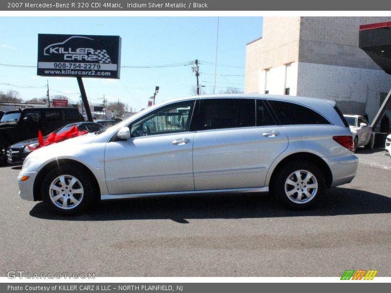 Iridium Silver Metallic / Black 2007 Mercedes-Benz R 320 CDI 4Matic