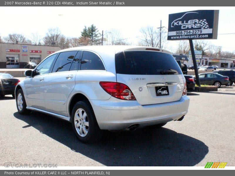 Iridium Silver Metallic / Black 2007 Mercedes-Benz R 320 CDI 4Matic