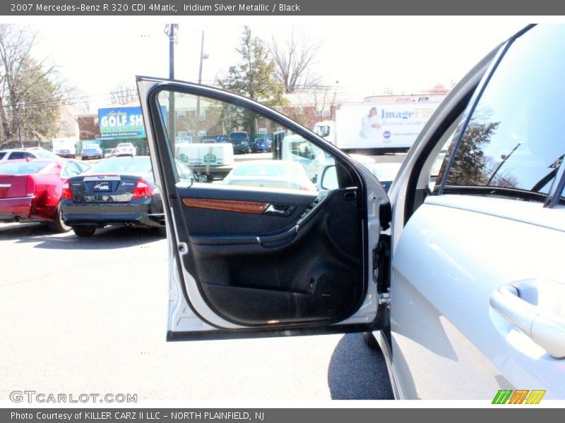 Iridium Silver Metallic / Black 2007 Mercedes-Benz R 320 CDI 4Matic