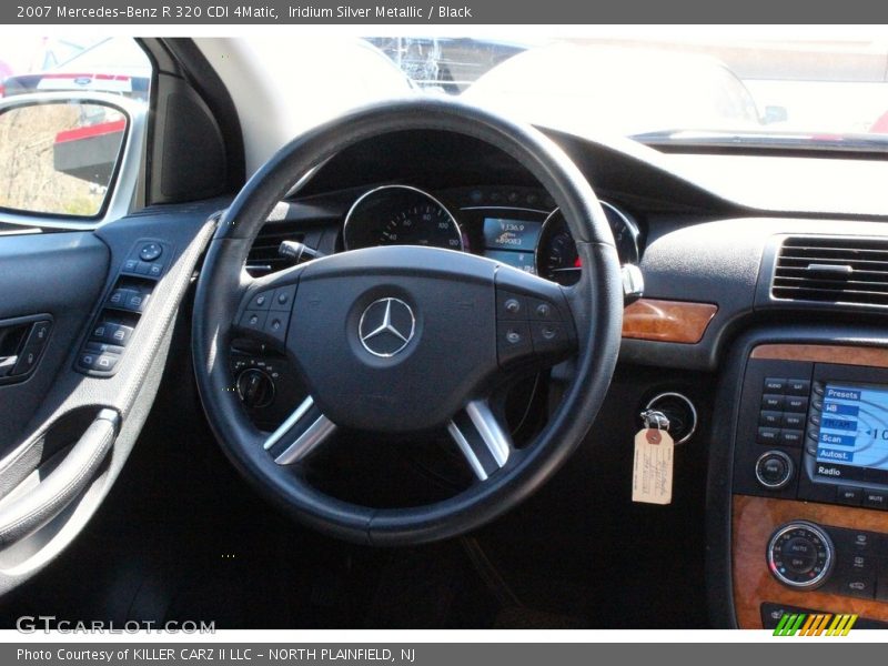 Iridium Silver Metallic / Black 2007 Mercedes-Benz R 320 CDI 4Matic