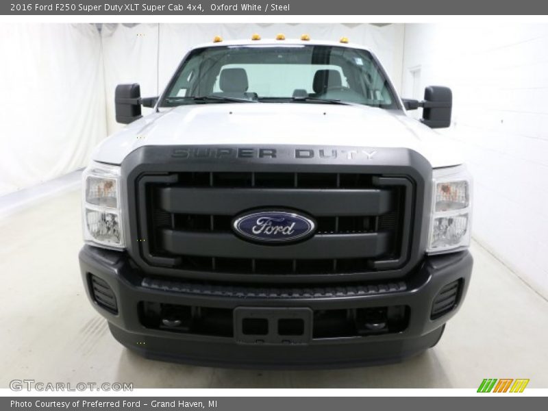 Oxford White / Steel 2016 Ford F250 Super Duty XLT Super Cab 4x4