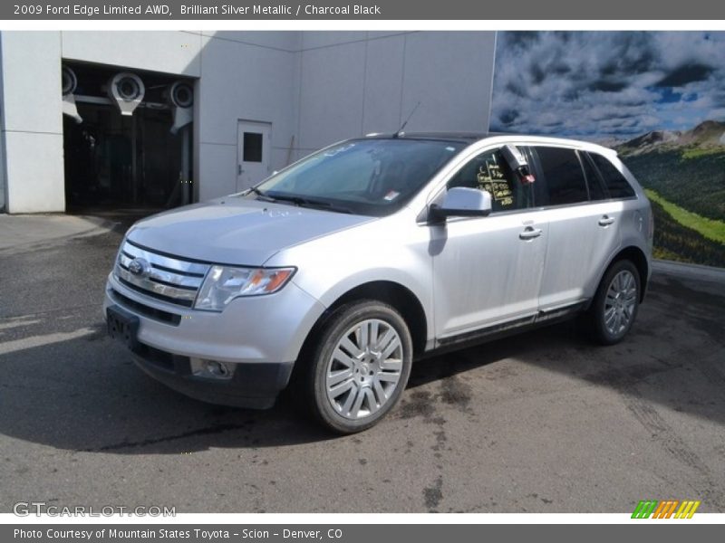 Brilliant Silver Metallic / Charcoal Black 2009 Ford Edge Limited AWD