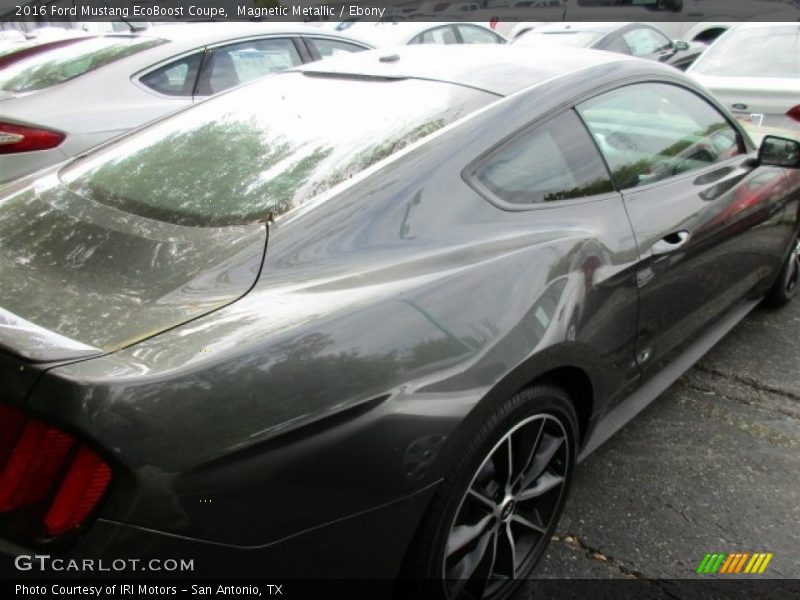 Magnetic Metallic / Ebony 2016 Ford Mustang EcoBoost Coupe
