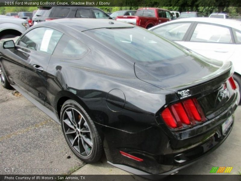 Shadow Black / Ebony 2016 Ford Mustang EcoBoost Coupe