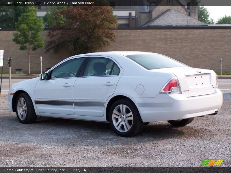 Oxford White / Charcoal Black 2006 Ford Fusion SEL