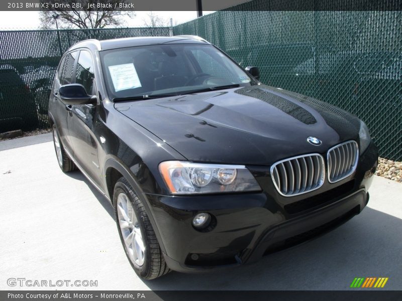 Jet Black / Black 2013 BMW X3 xDrive 28i