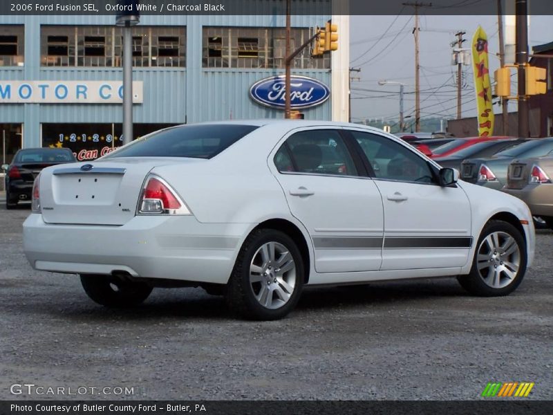 Oxford White / Charcoal Black 2006 Ford Fusion SEL